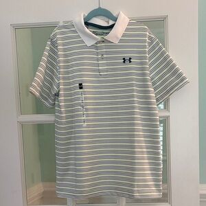 Under Armour Boys Performance Stripe Polo | L